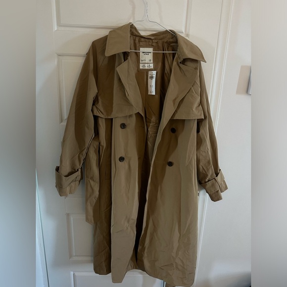 Abercrombie Elevated Waterproof Trench Coat in Brown - Picture 2 of 4